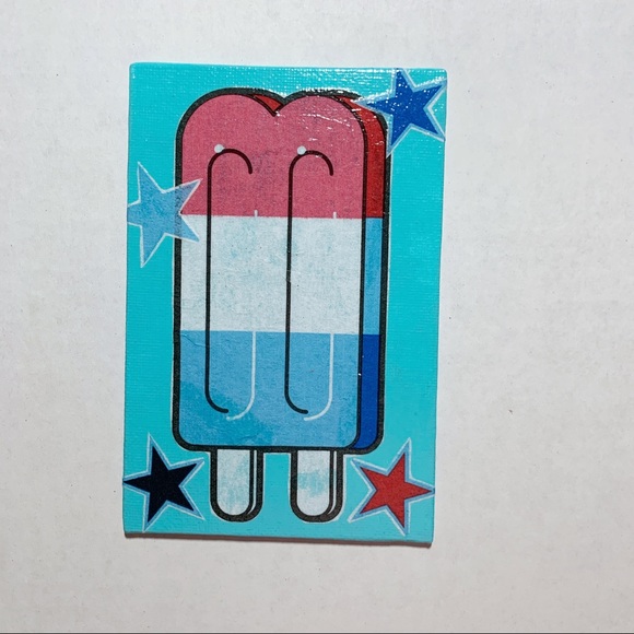 Other - Americana Popsicle Mini Canvas Wall Art